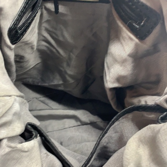 Elliot Lucca Black Leather Handle Bag. BP1634A - Picture 11 of 14